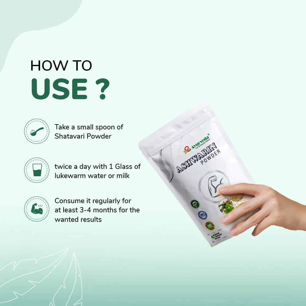 Ashwarin Powder- Ayurvedic Weight Gain Powder For Men - Image 5