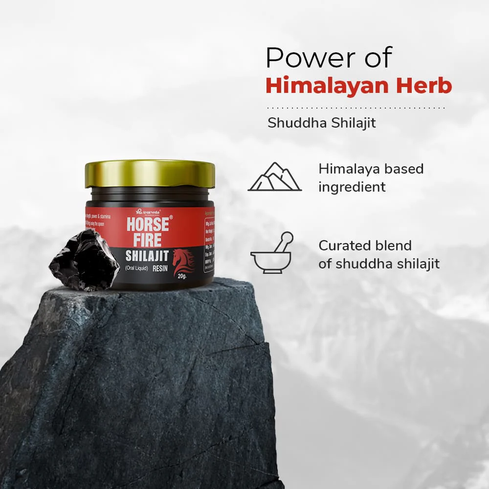 Horse Fire Shilajit Resin- Himalayan Origin Pure 20g - Image 3