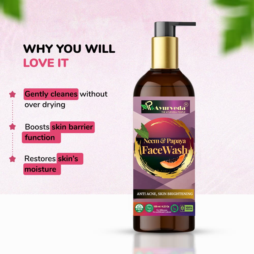Neem & Papaya Face Wash For radiant skin - Image 3