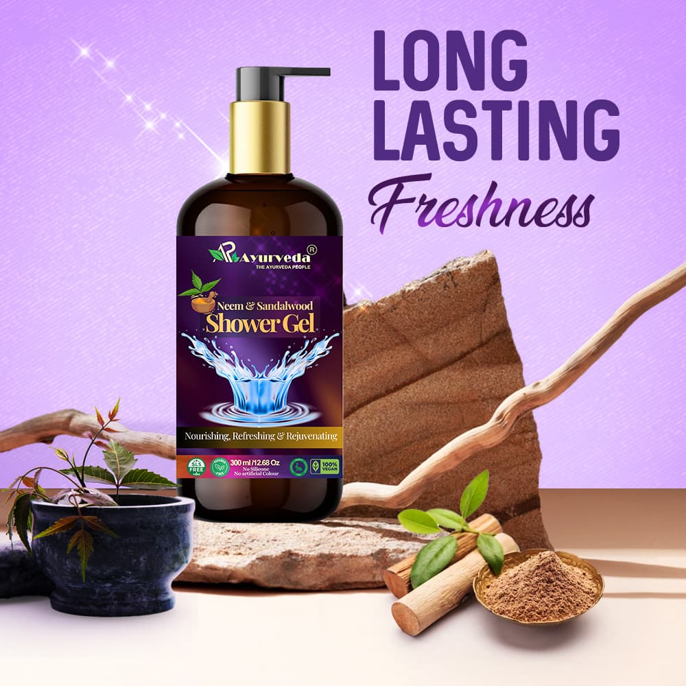 Neem-Sandalwood Shower Gel (Body wash) - Image 3