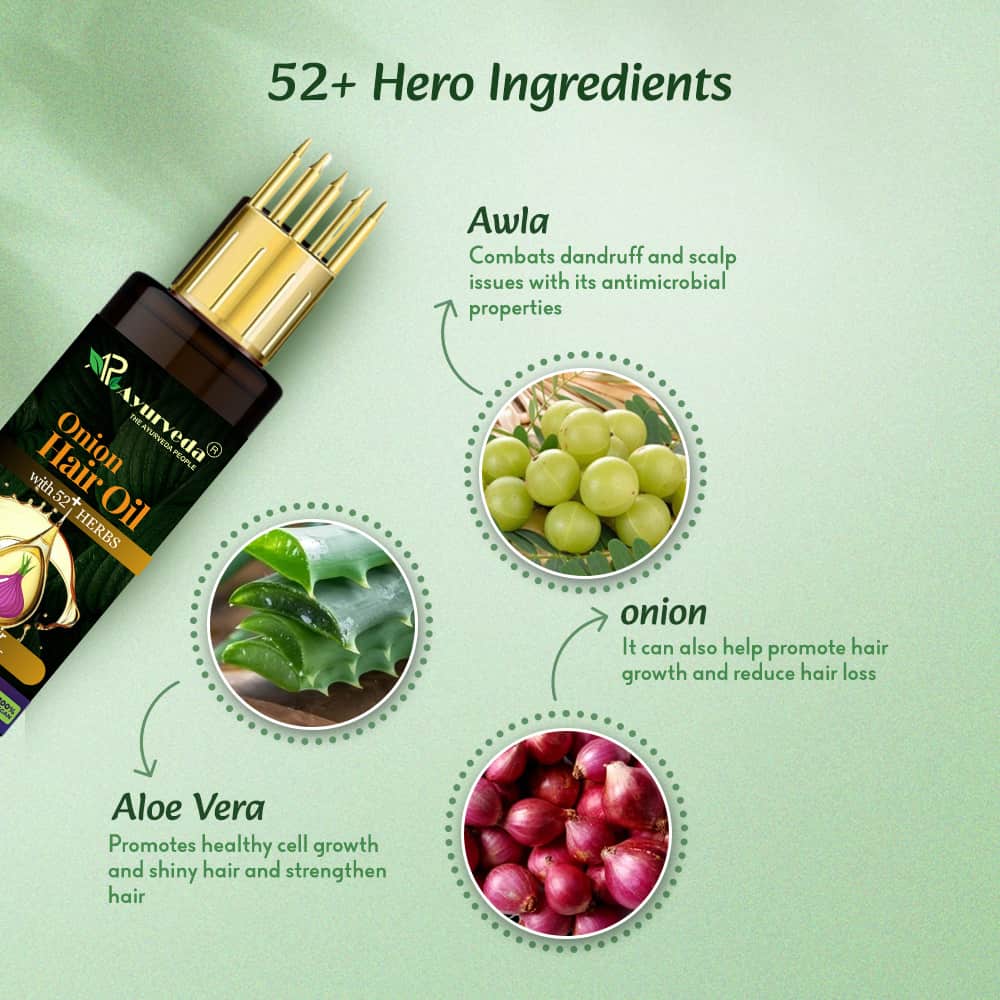 Onion Oil for hair fall control  & Regrowth - Image 3