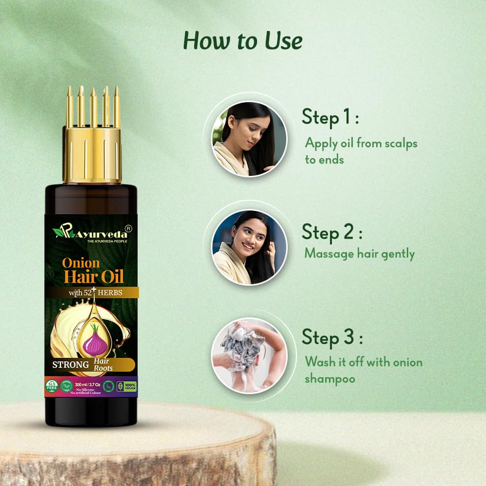 Onion Oil for hair fall control  & Regrowth - Image 4