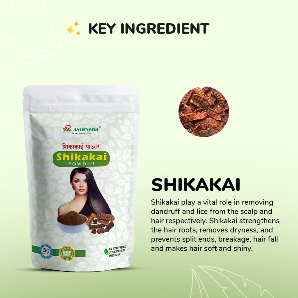 Shikakai Powder- Ayurvedic Formulation for Hair Care - Image 3