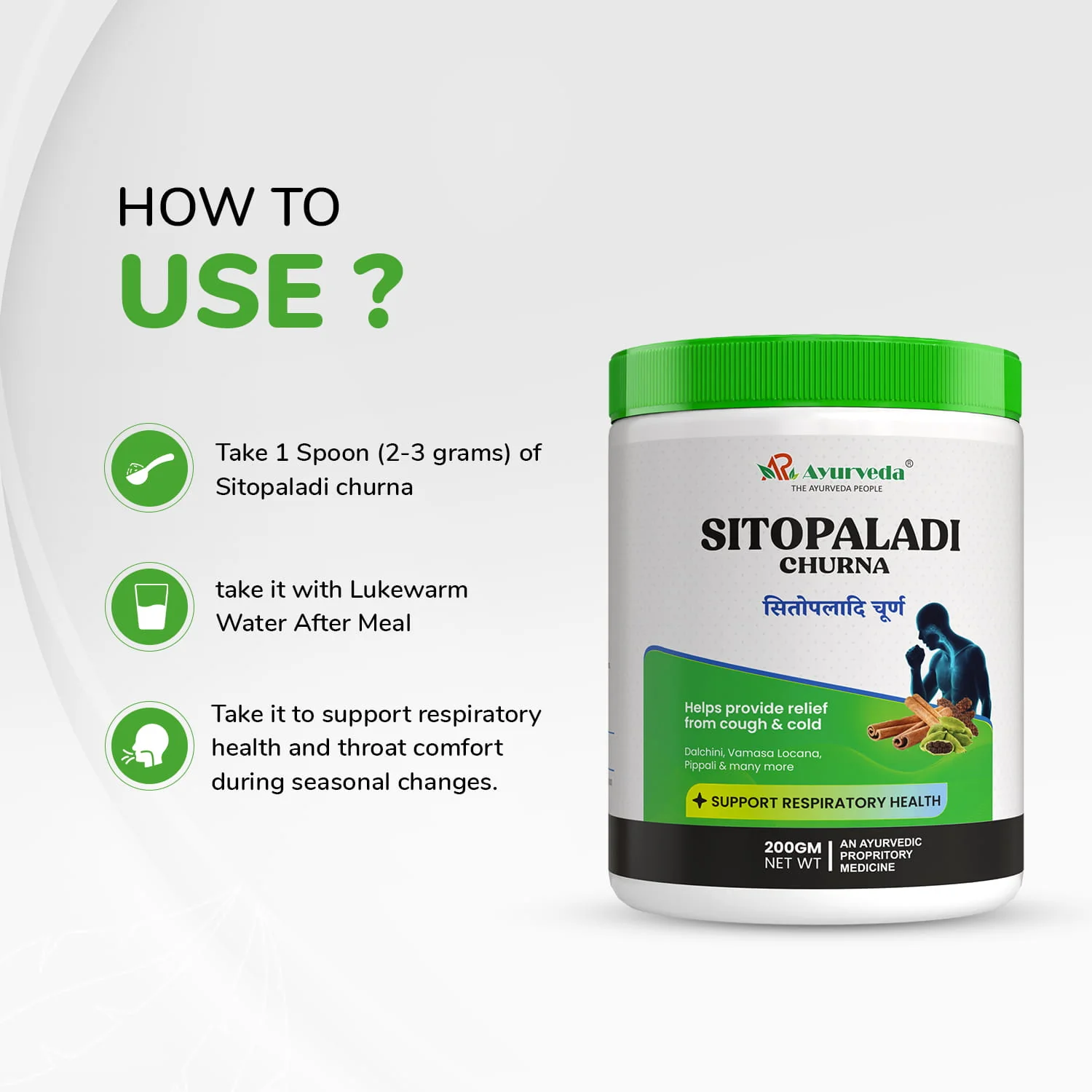 Sitopaladi Churna- Ayurvedic Support for Respiratory Comfort - Image 4