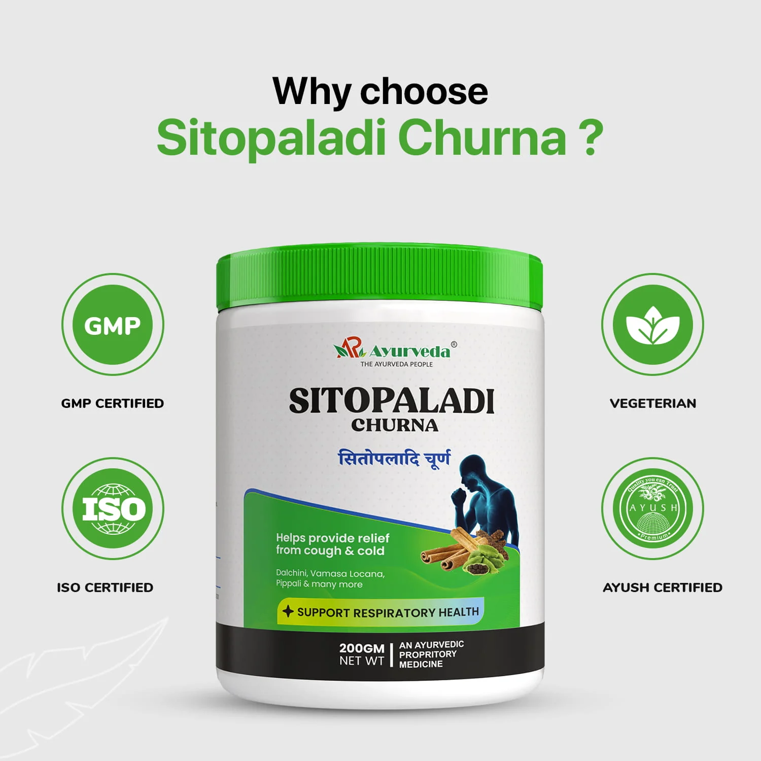 Sitopaladi Churna- Ayurvedic Support for Respiratory Comfort - Image 5